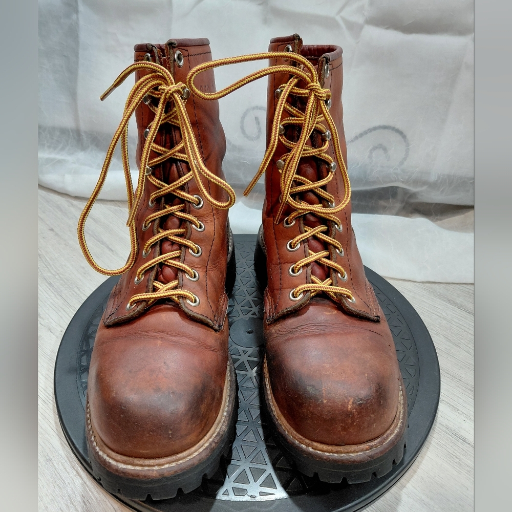 Vintage Womens Red Wing Irish Setter Classic Work / Hunting Boots SIZE 6.5C Wide - Picture 3 of 15